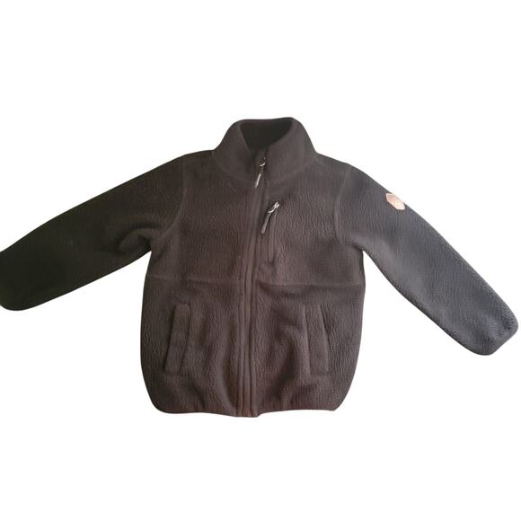 Free Country boys 3t black fleece zip up jacket - Picture 1 of 7